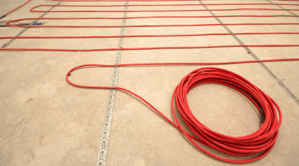 underfloor heating installation