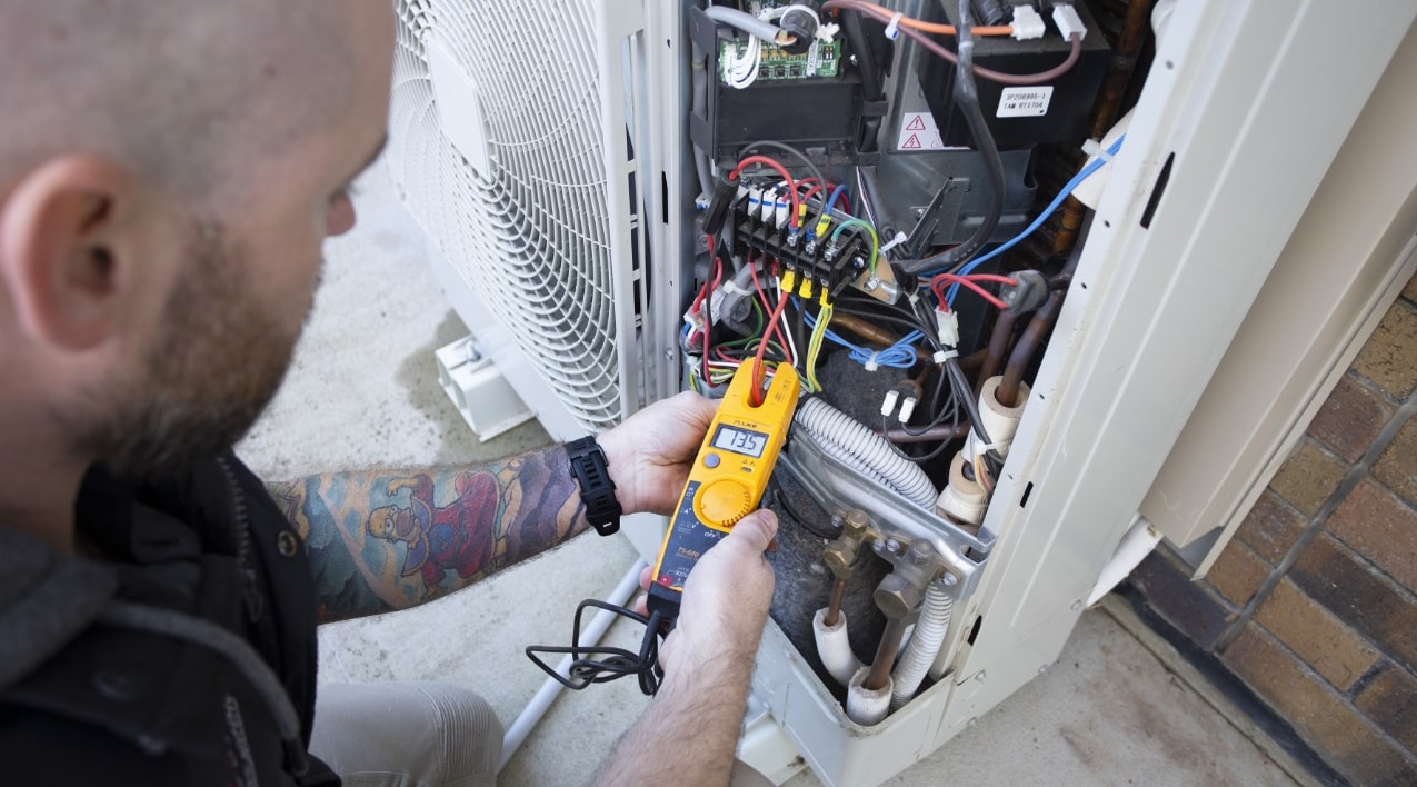 airconditioner outdoor unit maintenance