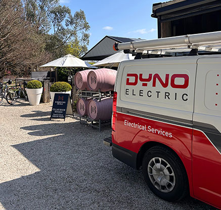 3 Commercial electrical maintenance for our friends at Barrister’s Block Wines in Woodside